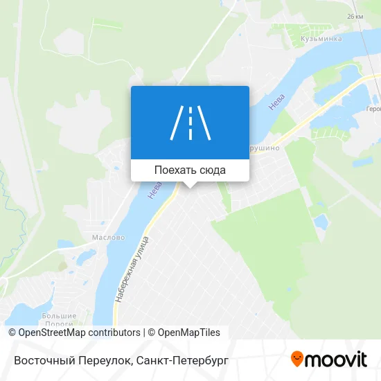 Карта Восточный Переулок