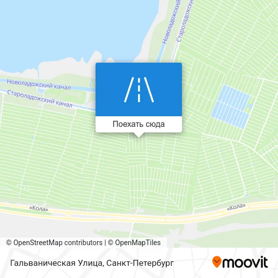 Карта Гальваническая Улица