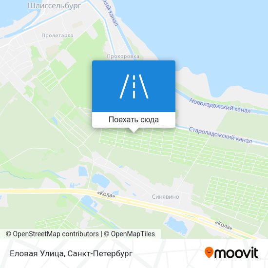 Карта Еловая Улица