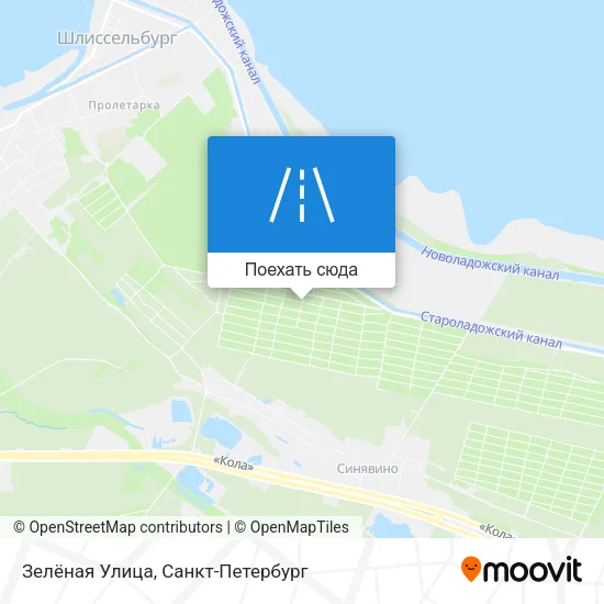 Карта Зелёная Улица