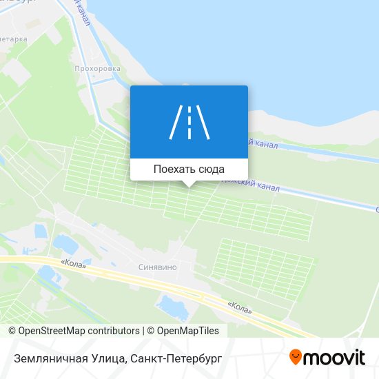 Карта Земляничная Улица