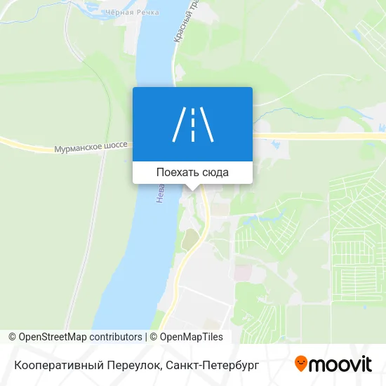 Карта Кооперативный Переулок