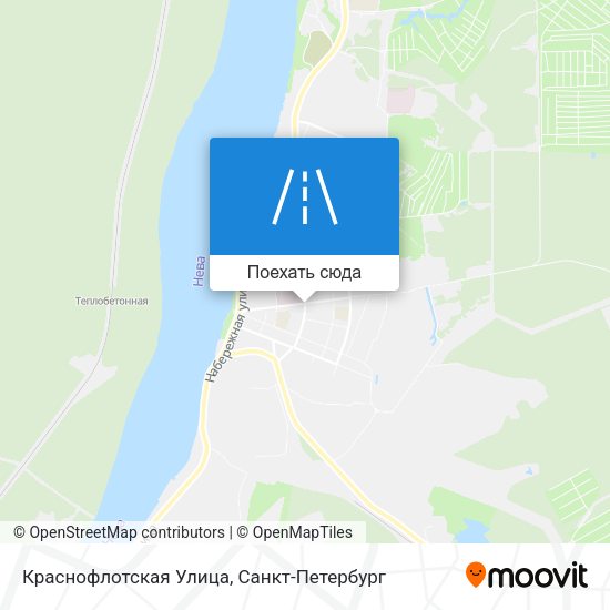 Карта Краснофлотская Улица