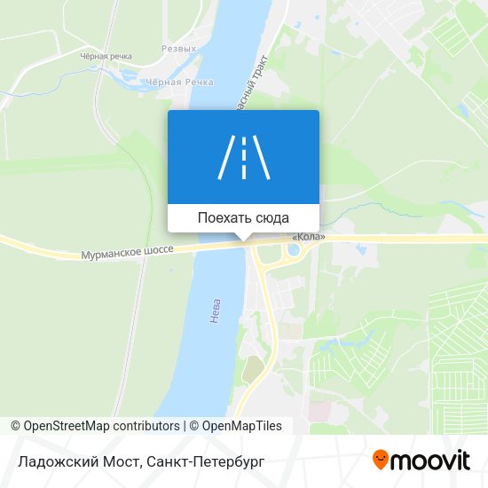 Карта Ладожский Мост