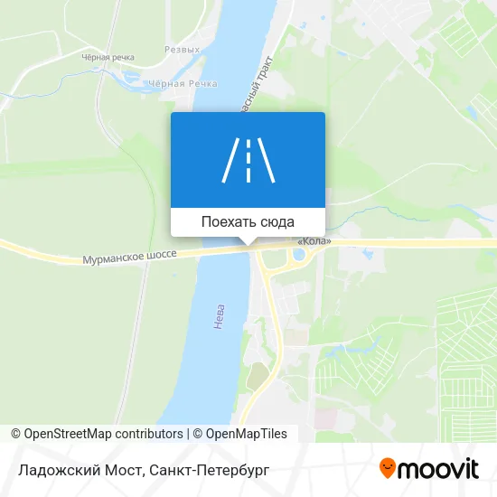 Карта Ладожский Мост