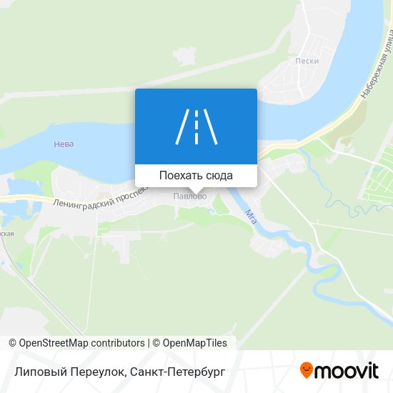 Карта Липовый Переулок