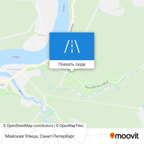 Карта Майская Улица