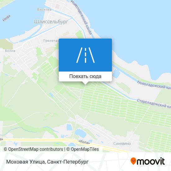Карта Моховая Улица