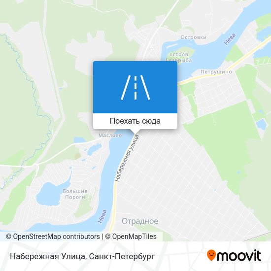 Карта Набережная Улица
