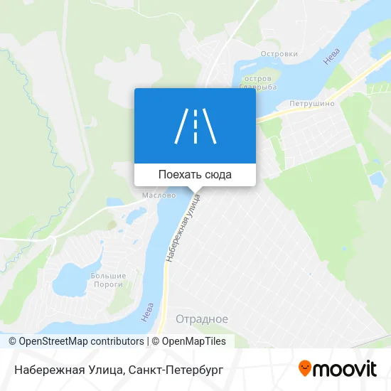 Карта Набережная Улица