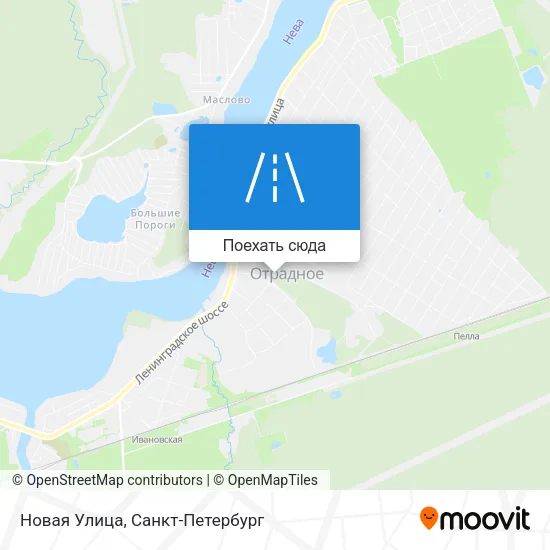 Карта Новая Улица