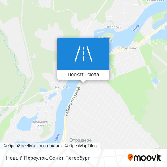 Карта Новый Переулок