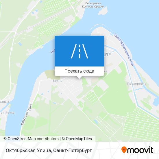 Карта Октябрьская Улица