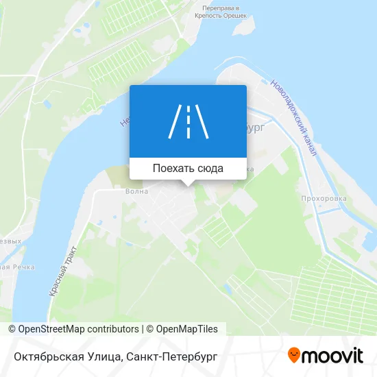 Карта Октябрьская Улица