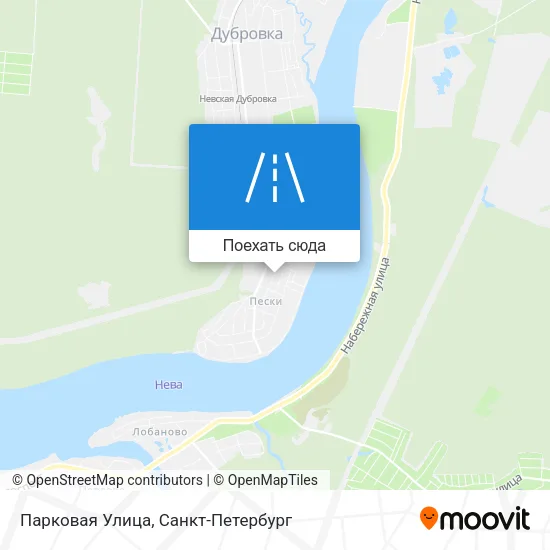 Карта Парковая Улица