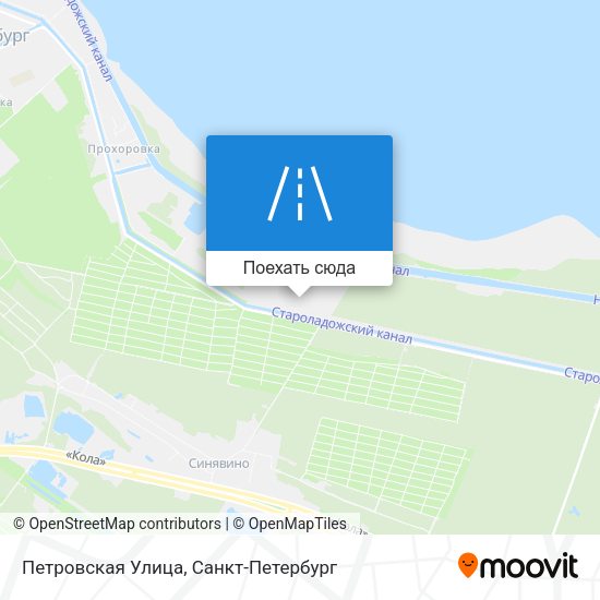 Карта Петровская Улица