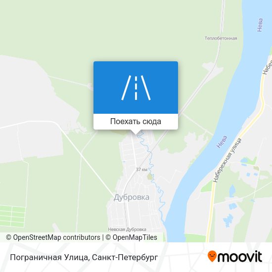 Карта Пограничная Улица
