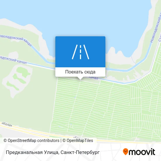 Карта Предканальная Улица