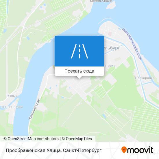 Карта Преображенская Улица
