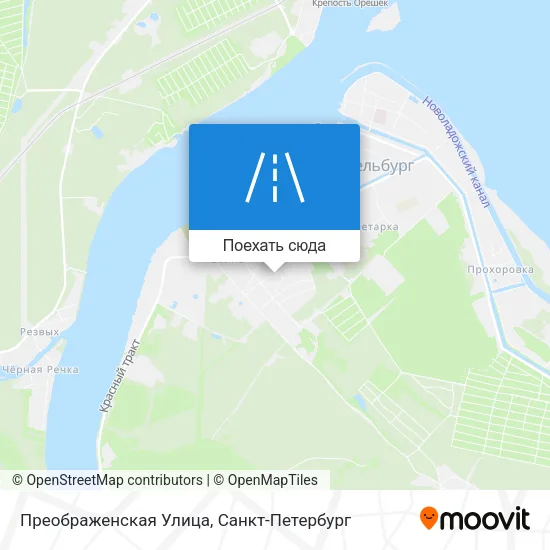 Карта Преображенская Улица