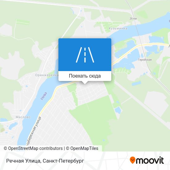 Карта Речная Улица