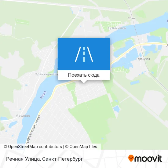 Карта Речная Улица