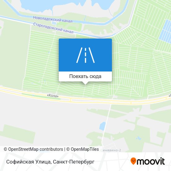 Карта Софийская Улица