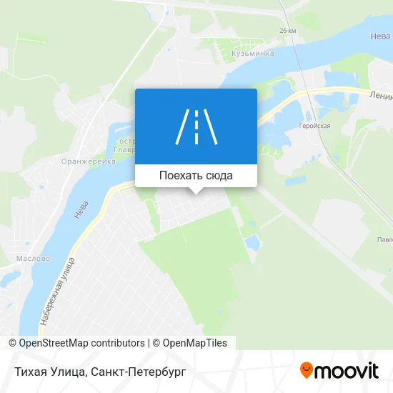Карта Тихая Улица