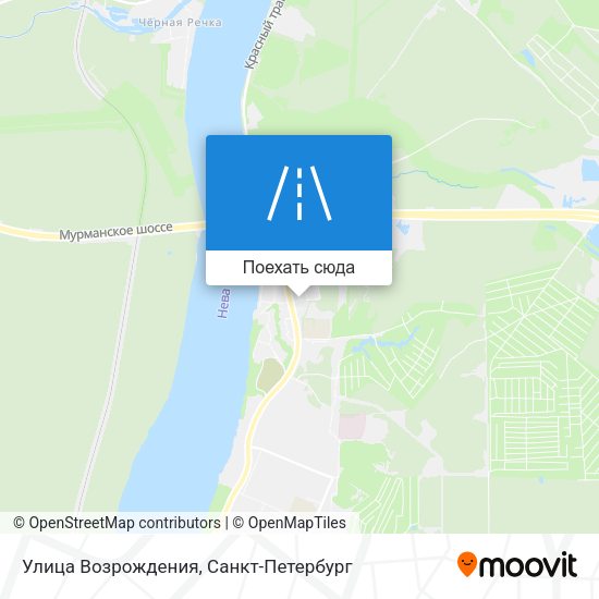 Карта Улица Возрождения