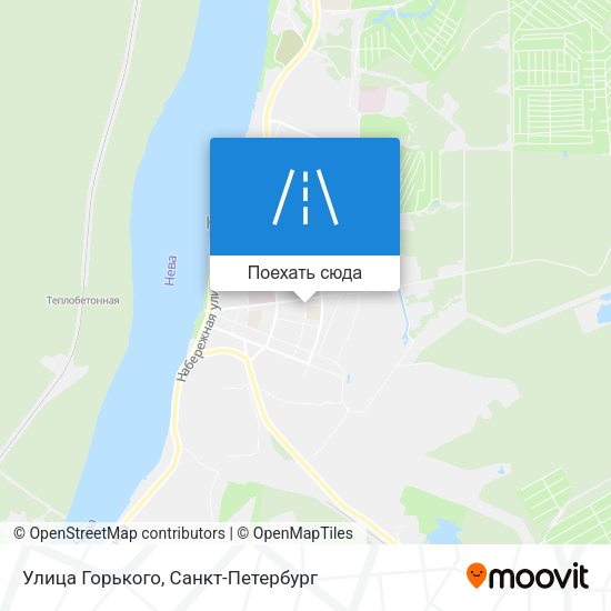 Карта Улица Горького