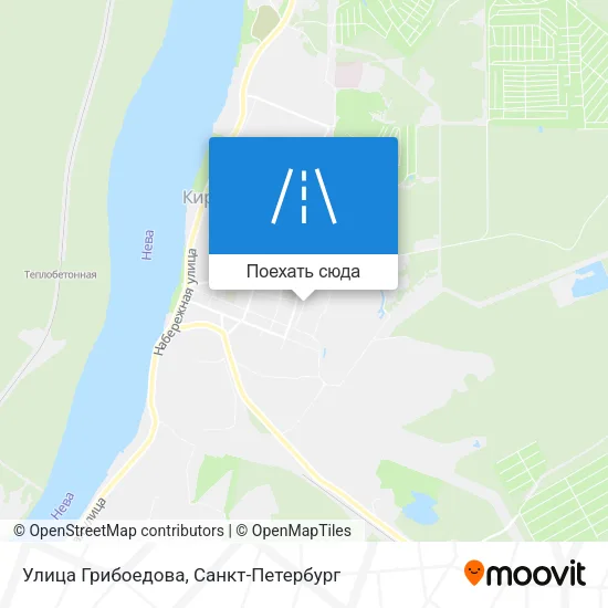 Карта Улица Грибоедова