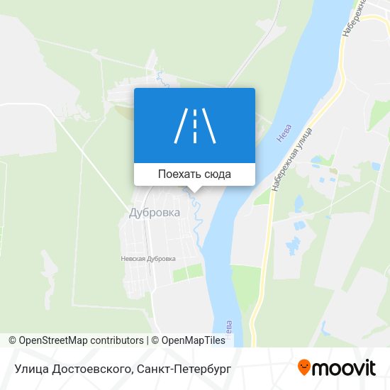 Карта Улица Достоевского