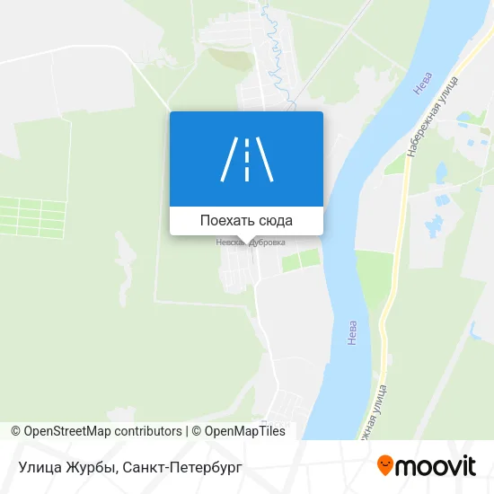 Карта Улица Журбы