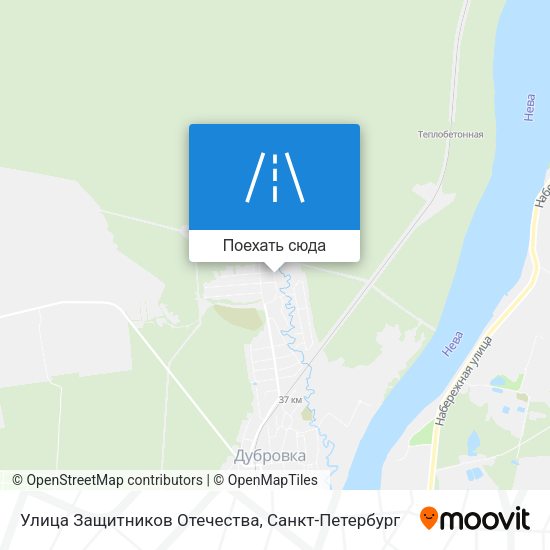 Карта Улица Защитников Отечества