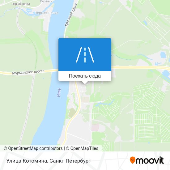 Карта Улица Котомина