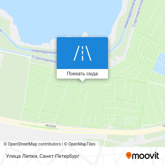 Карта Улица Липки