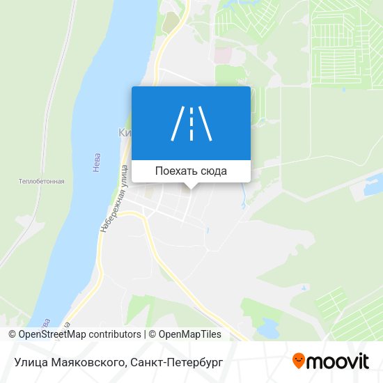Карта Улица Маяковского