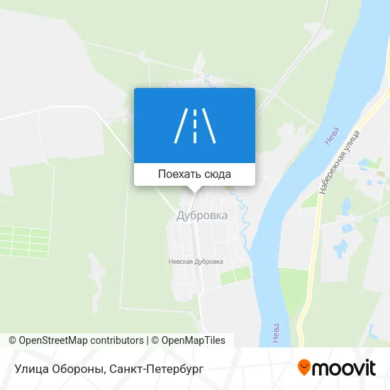 Карта Улица Обороны