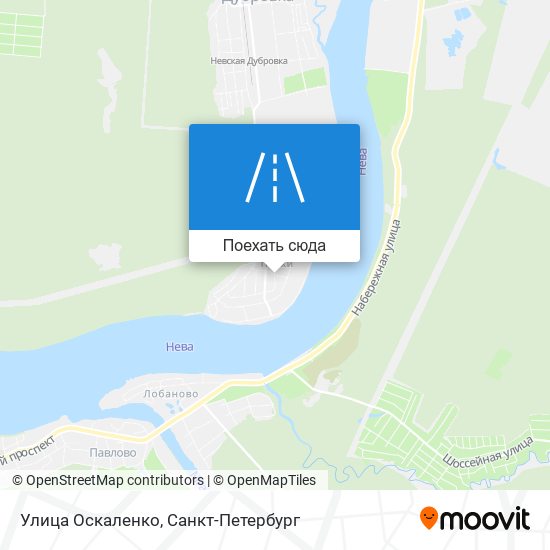 Карта Улица Оскаленко