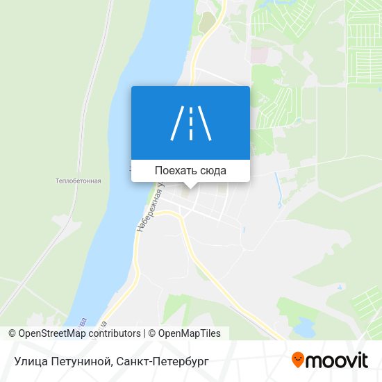 Карта Улица Петуниной