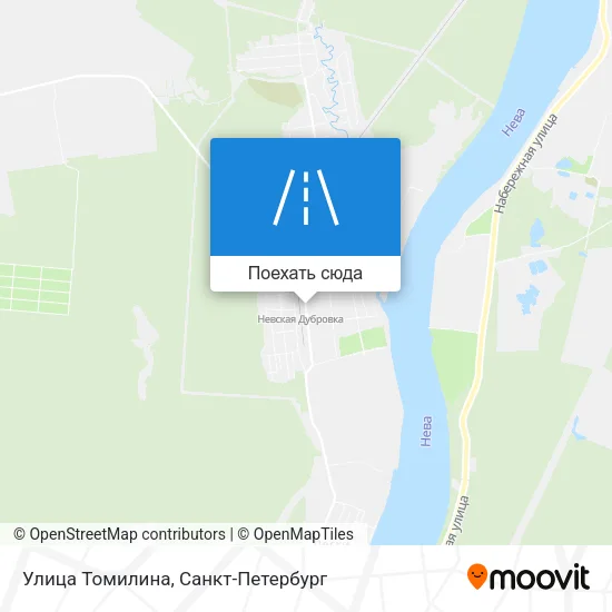 Карта Улица Томилина