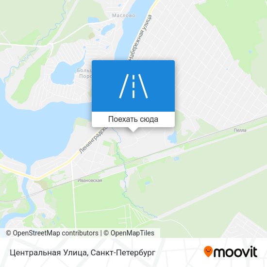 Карта Центральная Улица