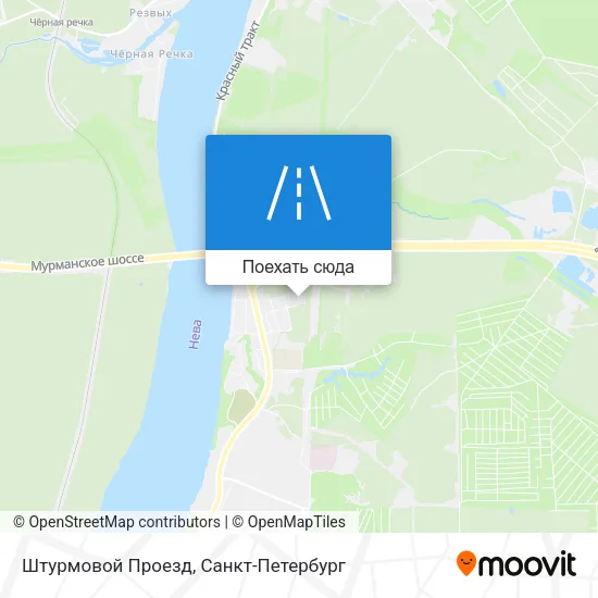 Карта Штурмовой Проезд