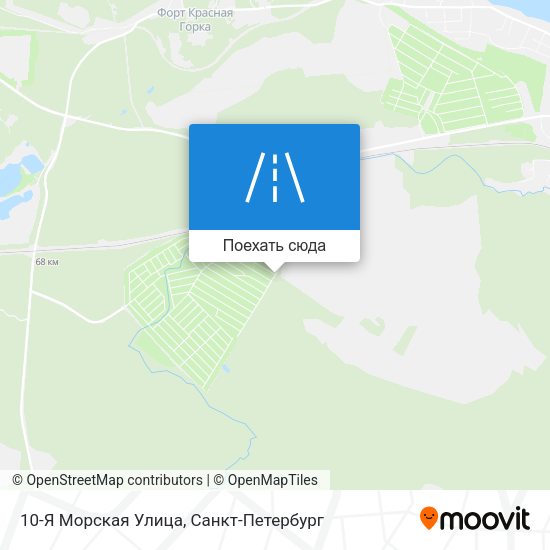 Карта 10-Я Морская Улица