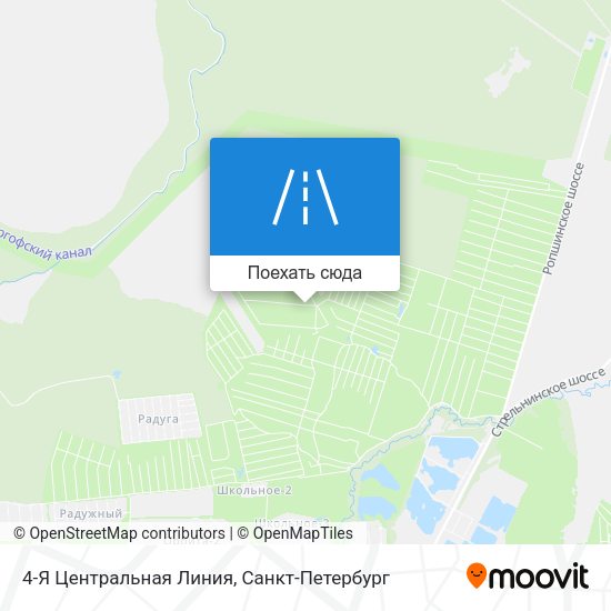 Карта 4-Я Центральная Линия