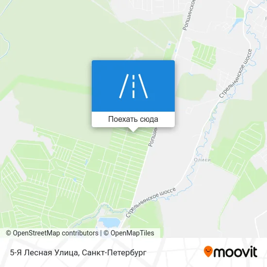 Карта 5-Я Лесная Улица