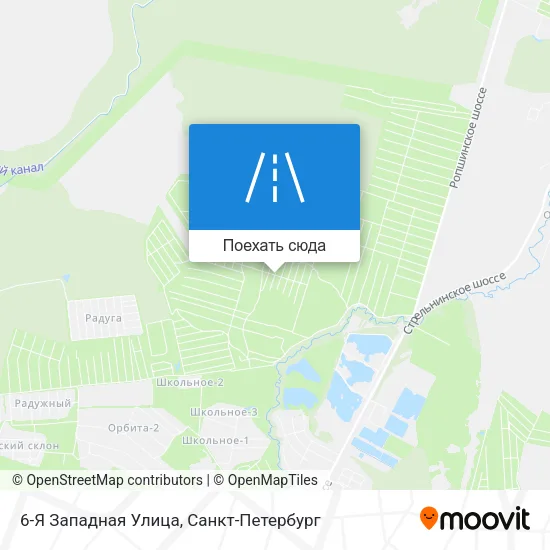 Карта 6-Я Западная Улица