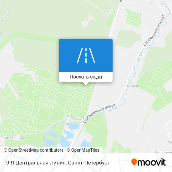 Карта 9-Я Центральная Линия
