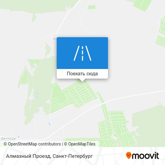 Карта Алмазный Проезд