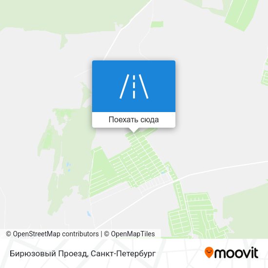 Карта Бирюзовый Проезд